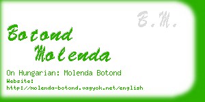 botond molenda business card